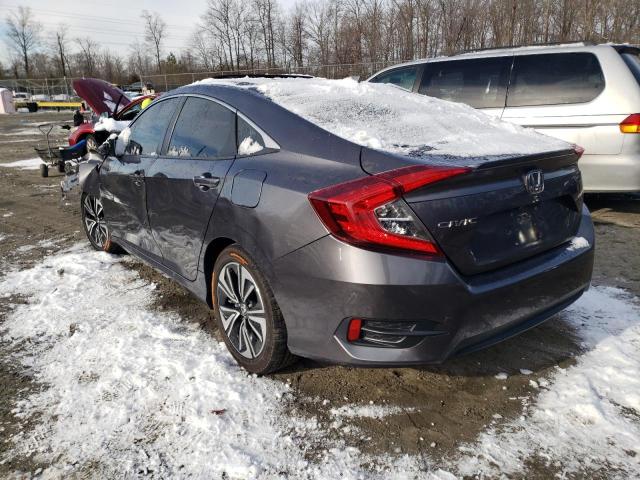 19XFC1F89GE000763 - 2016 HONDA CIVIC EX GRAY photo 2