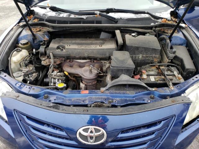 4T1BE46K17U121905 - 2007 TOYOTA CAMRY CE BLUE photo 11