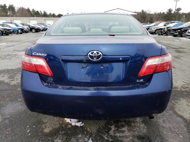 4T1BE46K17U121905 - 2007 TOYOTA CAMRY CE BLUE photo 6