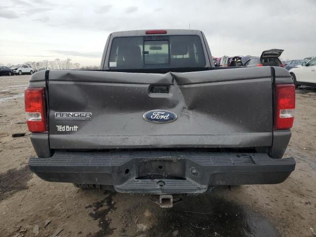 1FTLR4FE6BPA04240 - 2011 FORD RANGER SUPER CAB CHARCOAL photo 6