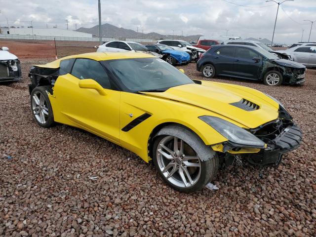 1G1YH2D7XH5102363 - 2017 CHEVROLET CORVETTE STINGRAY Z51 1LT YELLOW photo 4