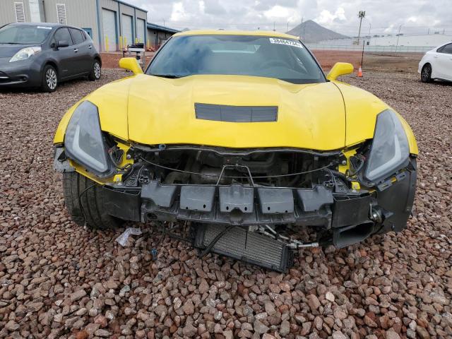 1G1YH2D7XH5102363 - 2017 CHEVROLET CORVETTE STINGRAY Z51 1LT YELLOW photo 5