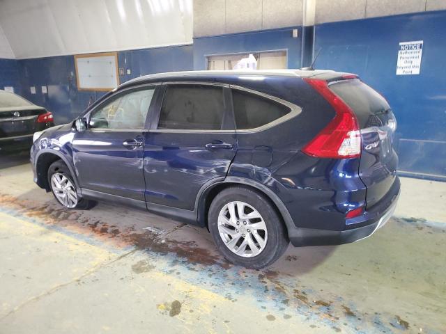 5J6RM4H72FL040599 - 2015 HONDA CR-V EXL BLUE photo 2