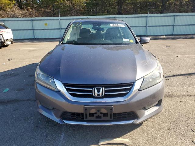 1HGCR3F83FA038425 - 2015 HONDA ACCORD EXL GRAY photo 5