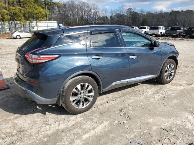 5N1AZ2MG7JN110007 - 2018 NISSAN MURANO S BLUE photo 3