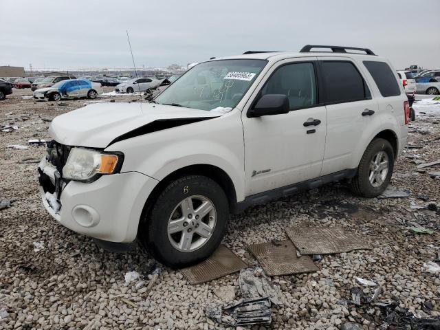 1FMCU5K35BKC55218 - 2011 FORD ESCAPE HYBRID WHITE photo 1