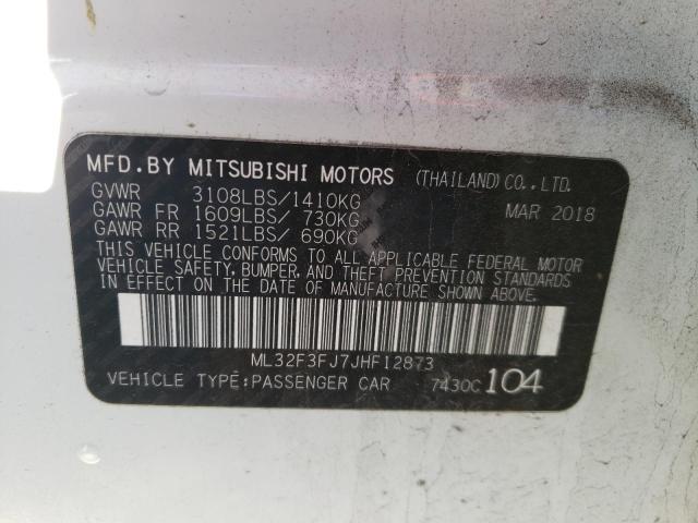 ML32F3FJ7JHF12873 - 2018 MITSUBISHI MIRAGE G4 ES Ağ foto 13