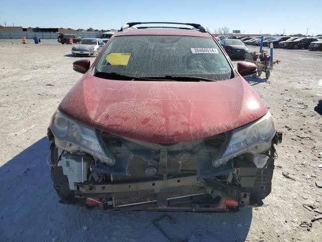 2T3WFREV0FW132276 - 2015 TOYOTA RAV4 XLE RED photo 5