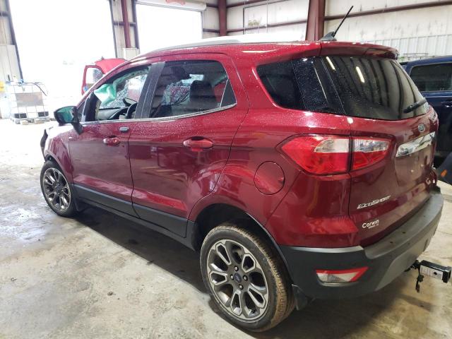 MAJ6S3KL2LC332530 - 2020 FORD ECOSPORT TITANIUM RED photo 2