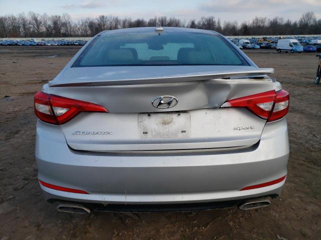 5NPE34AF7FH109848 - 2015 HYUNDAI SONATA SPORT SILVER photo 6