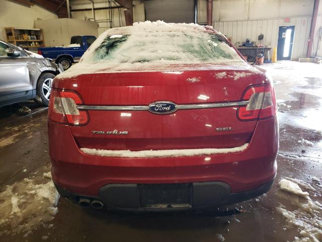 1FAHP2EW2CG102859 - 2012 FORD TAURUS SEL RED photo 6