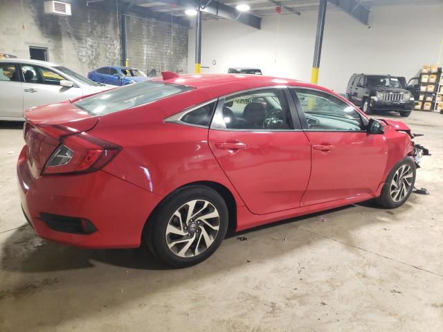 2HGFC2F71JH580293 - 2018 HONDA CIVIC EX RED photo 3