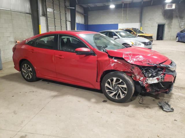 2HGFC2F71JH580293 - 2018 HONDA CIVIC EX RED photo 4