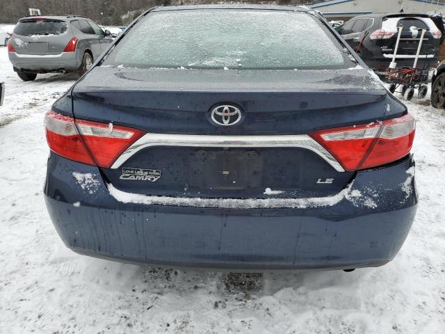 4T4BF1FK1FR487654 - 2015 TOYOTA CAMRY LE BLUE photo 6