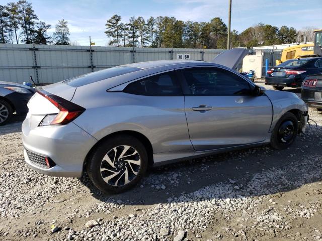 2HGFC4B56JH302621 - 2018 HONDA CIVIC LX SILVER photo 3