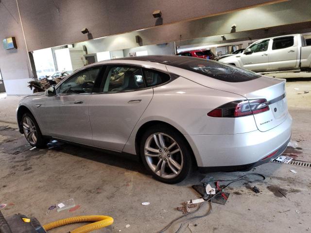 5YJSA1CN3DFP13694 - 2013 TESLA MODEL S 银色 照片 2