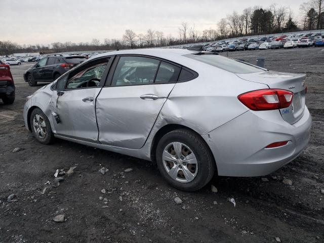 1G1BC5SM0H7130823 - 2017 CHEVROLET CRUZE LS SILVER photo 2