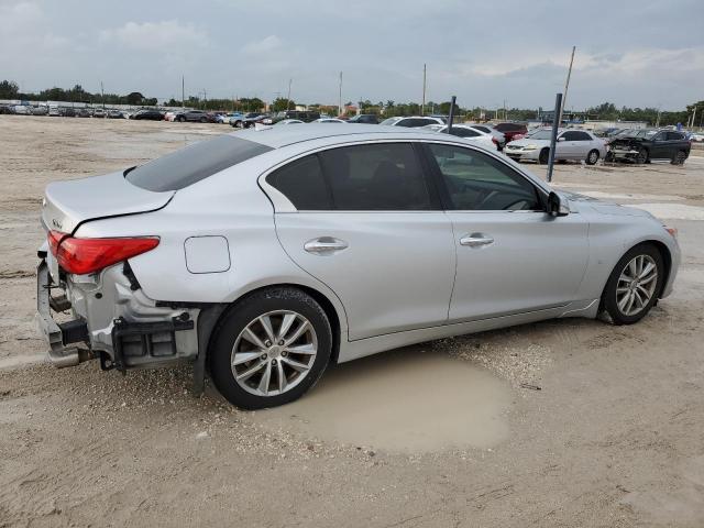 JN1BV7AP6FM344967 - 2015 INFINITI Q50 BASE SILVER photo 3