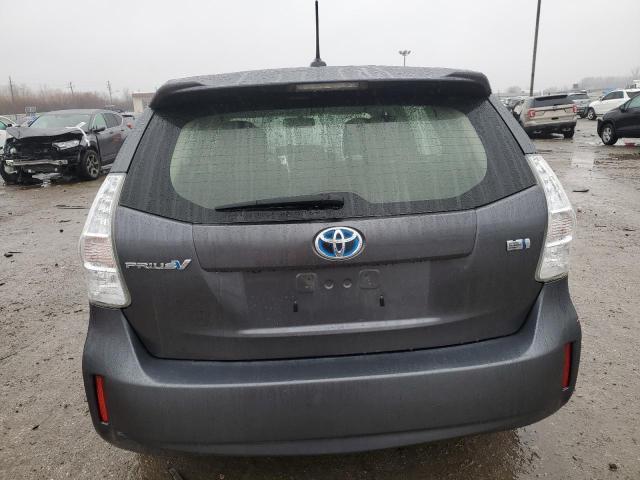 JTDZN3EU3C3147891 - 2012 TOYOTA PRIUS V CHARCOAL photo 6