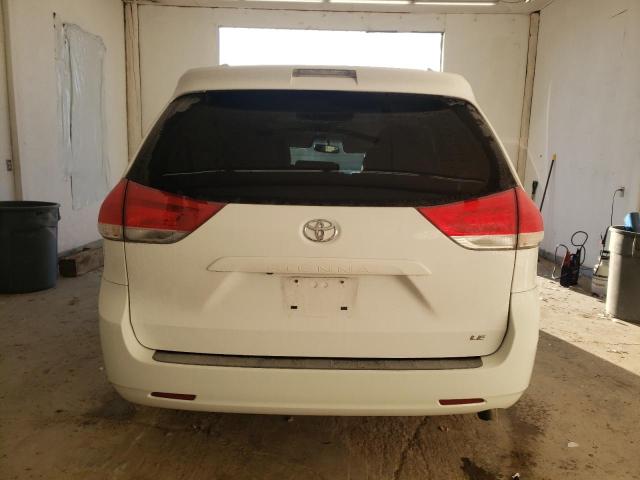 5TDKK3DC8ES465767 - 2014 TOYOTA SIENNA LE WHITE photo 6