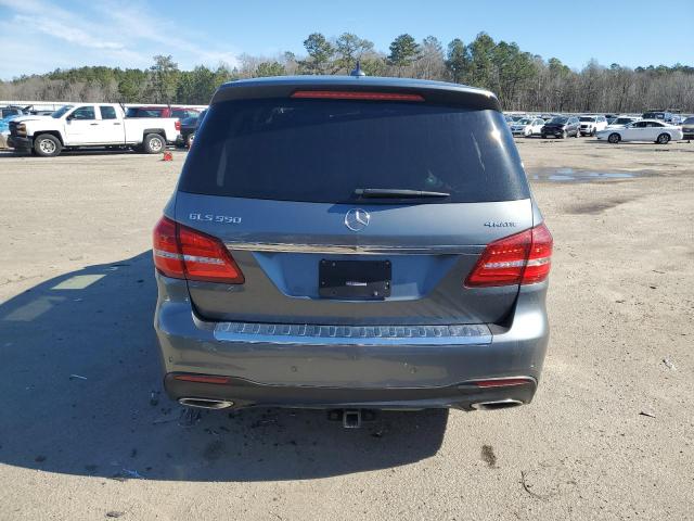 4JGDF7DE6JB164837 - 2018 MERCEDES-BENZ GLS 550 4MATIC GRAY photo 6