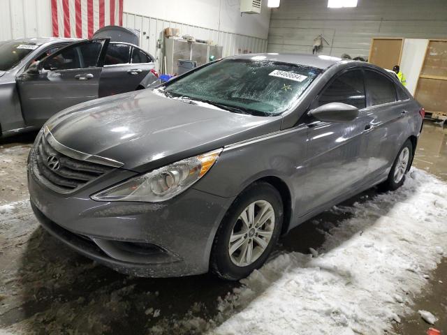 5NPEB4AC4CH489266 - 2012 HYUNDAI SONATA GLS GRAY photo 1