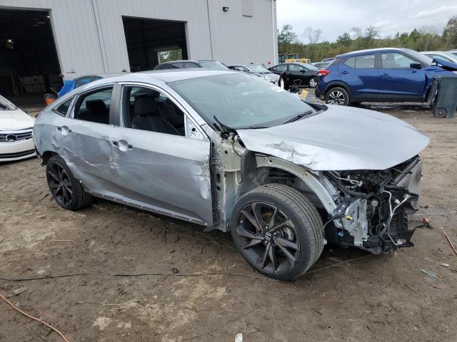 2HGFC2E80LH528490 - 2020 HONDA CIVIC SPORT SILVER photo 4