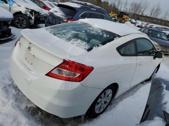 2HGFG3B55CH564342 - 2012 HONDA CIVIC LX WHITE photo 3