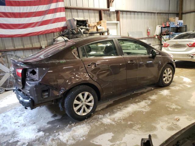 KNADN4A32D6175739 - 2013 KIA RIO EX BROWN photo 3