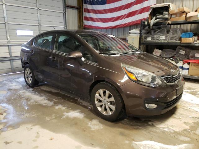 KNADN4A32D6175739 - 2013 KIA RIO EX BROWN photo 4