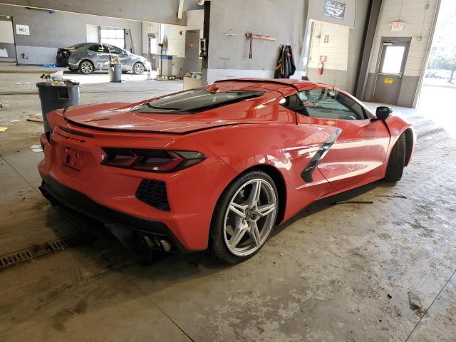 1G1YB2D41N5105283 - 2022 CHEVROLET CORVETTE STINGRAY 2LT RED photo 3