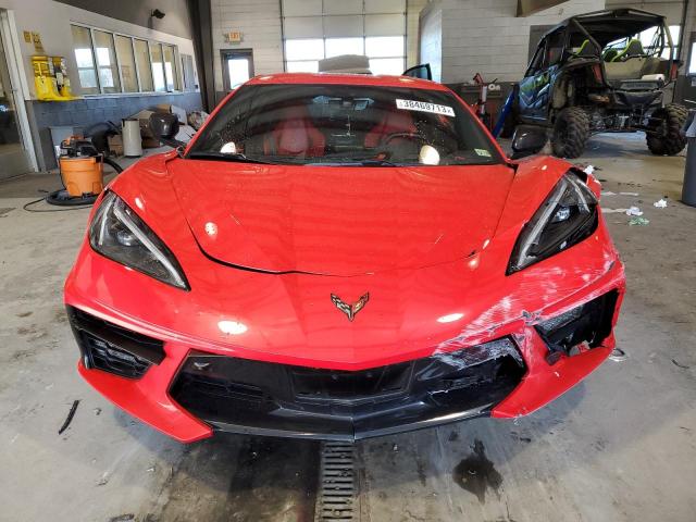 1G1YB2D41N5105283 - 2022 CHEVROLET CORVETTE STINGRAY 2LT RED photo 5