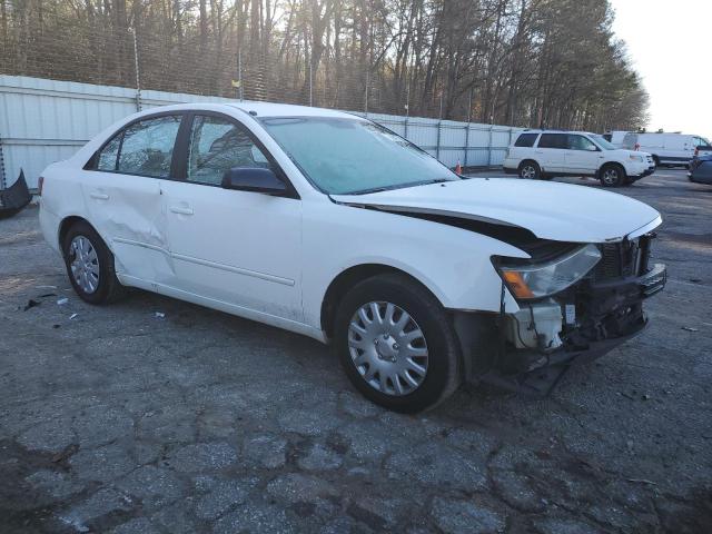 5NPET46C68H389747 - 2008 HYUNDAI SONATA GLS WHITE photo 4