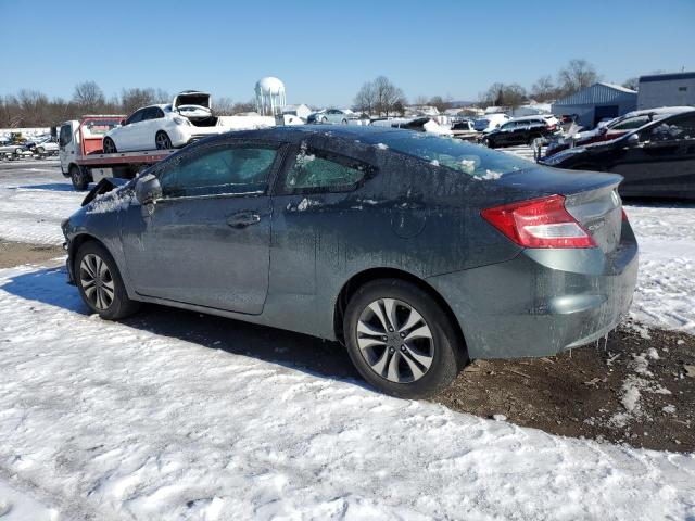 2HGFG3B5XDH510939 - 2013 HONDA CIVIC LX GRAY photo 2