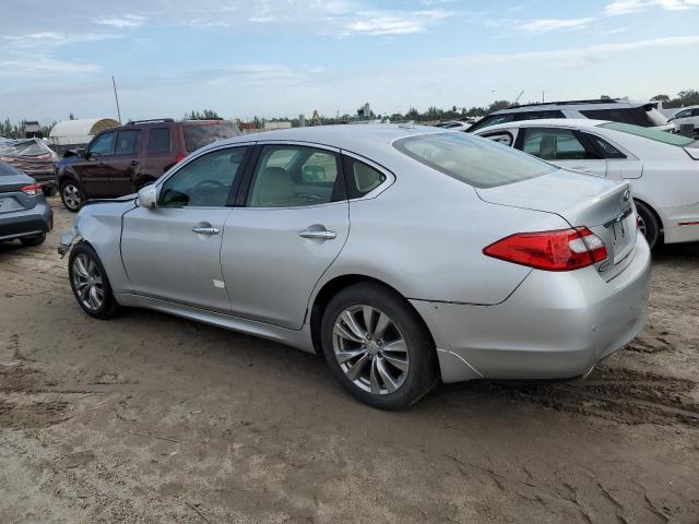 JN1BY1AP3DM513232 - 2013 INFINITI M37 SILVER photo 2