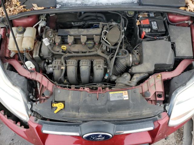 1FADP3F21EL174114 - 2014 FORD FOCUS SE BURGUNDY photo 11