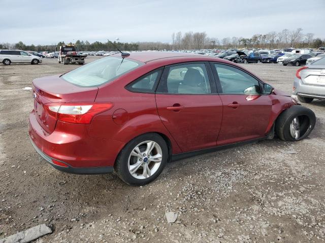 1FADP3F21EL174114 - 2014 FORD FOCUS SE BURGUNDY photo 3