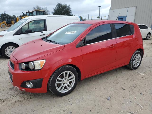 1G1JC6SH3D4111909 - 2013 CHEVROLET SONIC LT RED photo 1