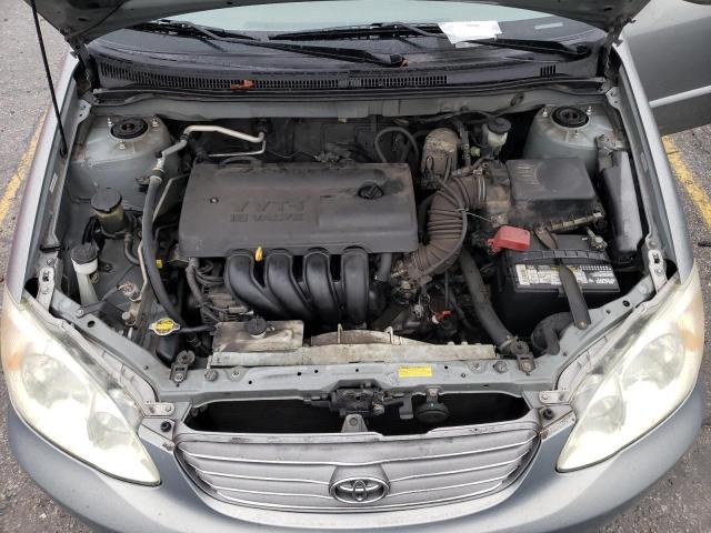 1NXBR32E23Z101168 - 2003 TOYOTA COROLLA CE GRAY photo 11