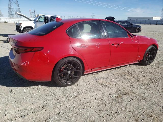 ZARFAMAN7L7625568 - 2020 ALFA ROMEO GIULIA RED photo 3