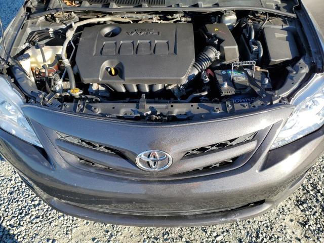 2T1BU4EE8CC788335 - 2012 TOYOTA COROLLA BASE CHARCOAL photo 11