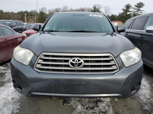 5TDBK3EH9AS037016 - 2010 TOYOTA HIGHLANDER GRAY photo 5