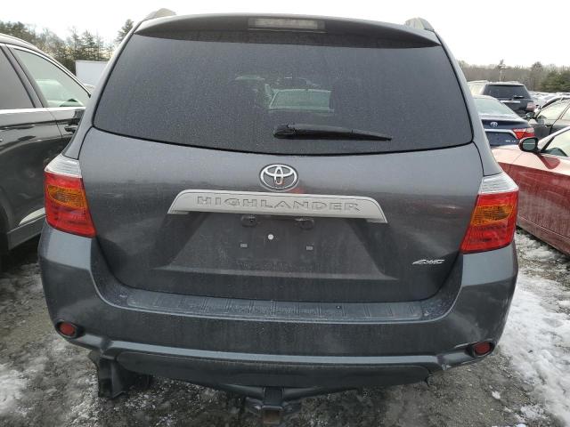 5TDBK3EH9AS037016 - 2010 TOYOTA HIGHLANDER GRAY photo 6