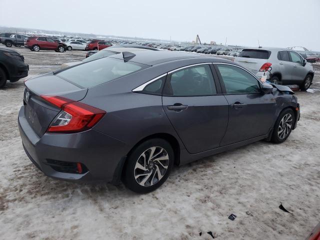 2HGFC2F79JH565959 - 2018 HONDA CIVIC EX GRAY photo 3