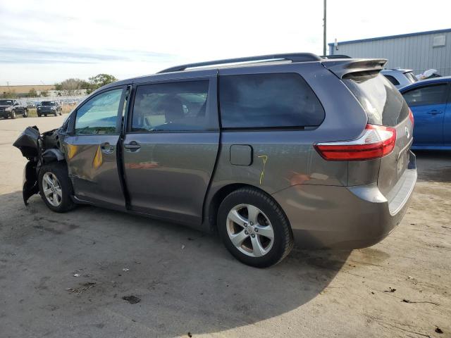 5TDKK3DC2GS748927 - 2016 TOYOTA SIENNA LE GRAY photo 2