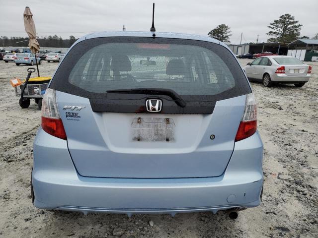 JHMGE88269C002995 - 2009 HONDA FIT BLUE photo 6