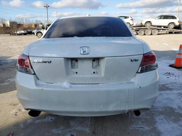 1HGCP36848A058045 - 2008 HONDA ACCORD EXL WHITE photo 6