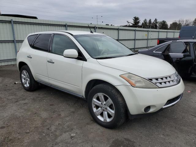 JN8AZ08W36W513563 - 2006 NISSAN MURANO SL WHITE photo 4