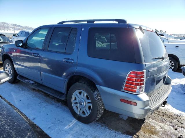 4M2ZU86E02ZJ37719 - 2002 MERCURY MOUNTAINEE BLUE photo 2