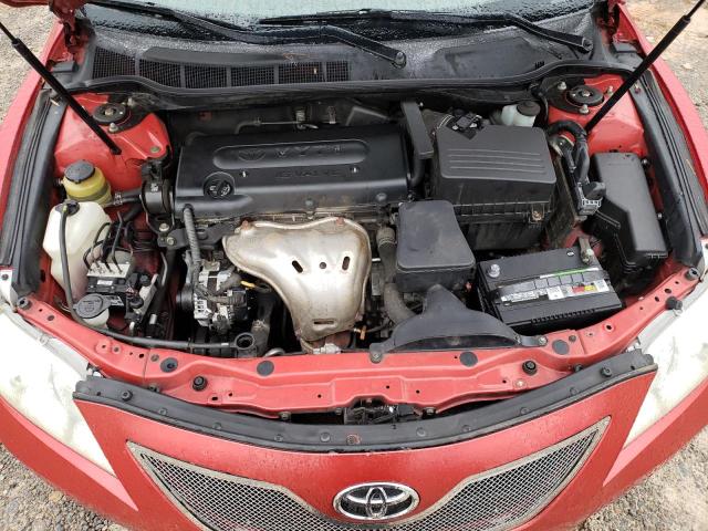 4T1BE46K77U085475 - 2007 TOYOTA CAMRY CE RED photo 11